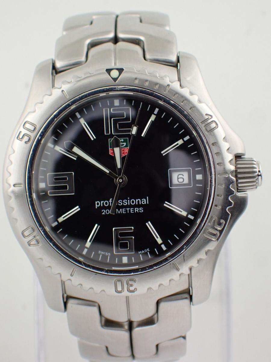 タグホイヤー リンク WT1110.BA0550 ブラック 41mm、デイト、メンズ(A※中古)