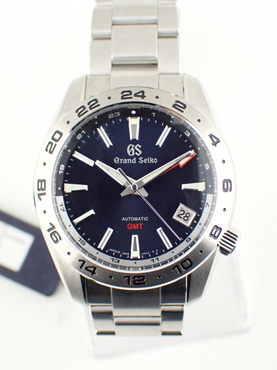 グランドセイコー メカニカル自動巻 SBGM245 ネイビーブルー 40.5mm、GMT、デイト(NS※新品)