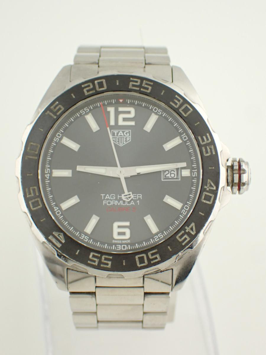 タグホイヤー フォーミュラ1 WAZ2011.BA0842 グレー キャリバー5、デイト、メンズ(A※中古)