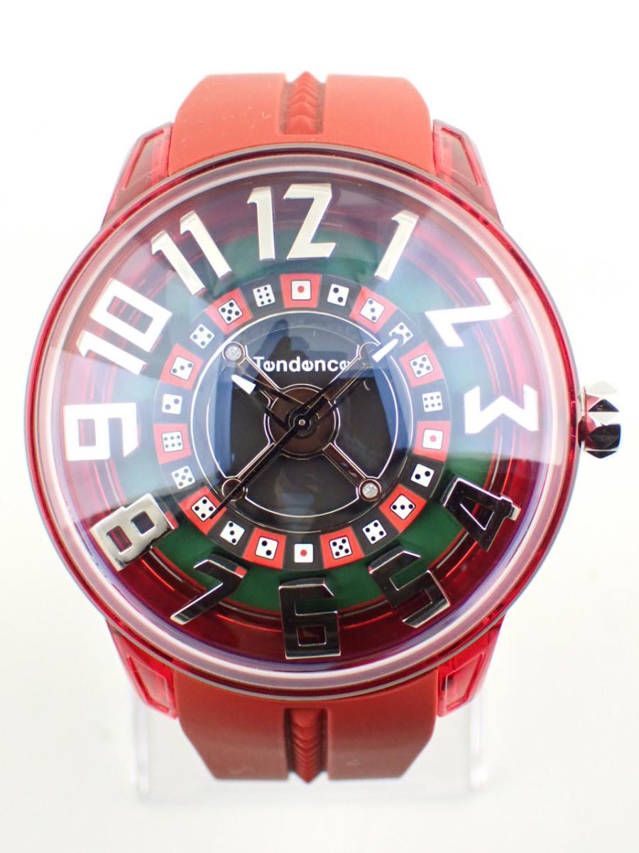 テンデンス キングドーム TY023011 レッド 50mm径、メンズ(NS)