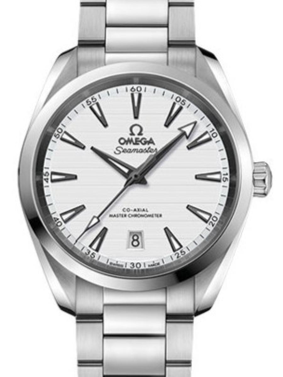 オメガ シーマスター 220.10.38.20.02.001 シルバー アクアテラ150M シルバーダイヤル　デイト表示 ユニセックス　38mm　キャリバ﻿ー オメガ 880﻿0　パワーリザー﻿ブ 55時﻿間(新品未使用)