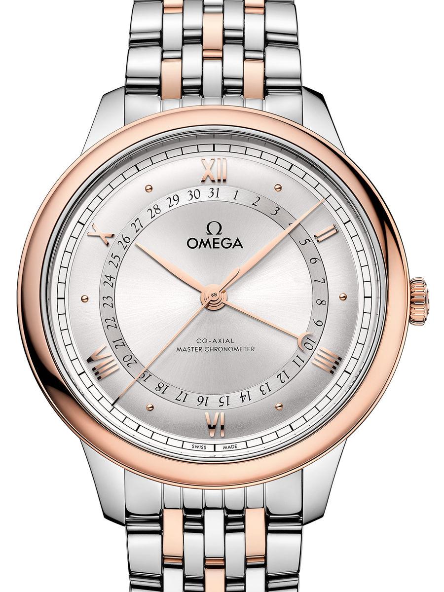 オメガ デ・ビル 434.20.42.22.02.001 シルバー De Ville Prestige 42 mm, スティール - セドナゴールド スティール - セドナゴールド - 434.20.42.22.02.001 メンズ　42mm　キャリバ﻿ー オメガ 893﻿6　パワーリザー﻿ブ 60時﻿間(新品未使用)