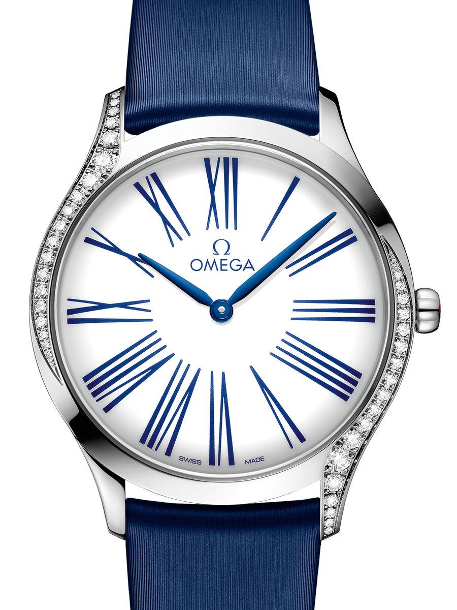 オメガ デ・ビル 428.17.36.60.04.001 ホワイト デビル　トレゾア 　ホワイトダイヤル ユニセックス　36mm　キャリバ﻿ー オメガ 406﻿1　電池寿﻿命 48ヶ﻿月(新品未使用)