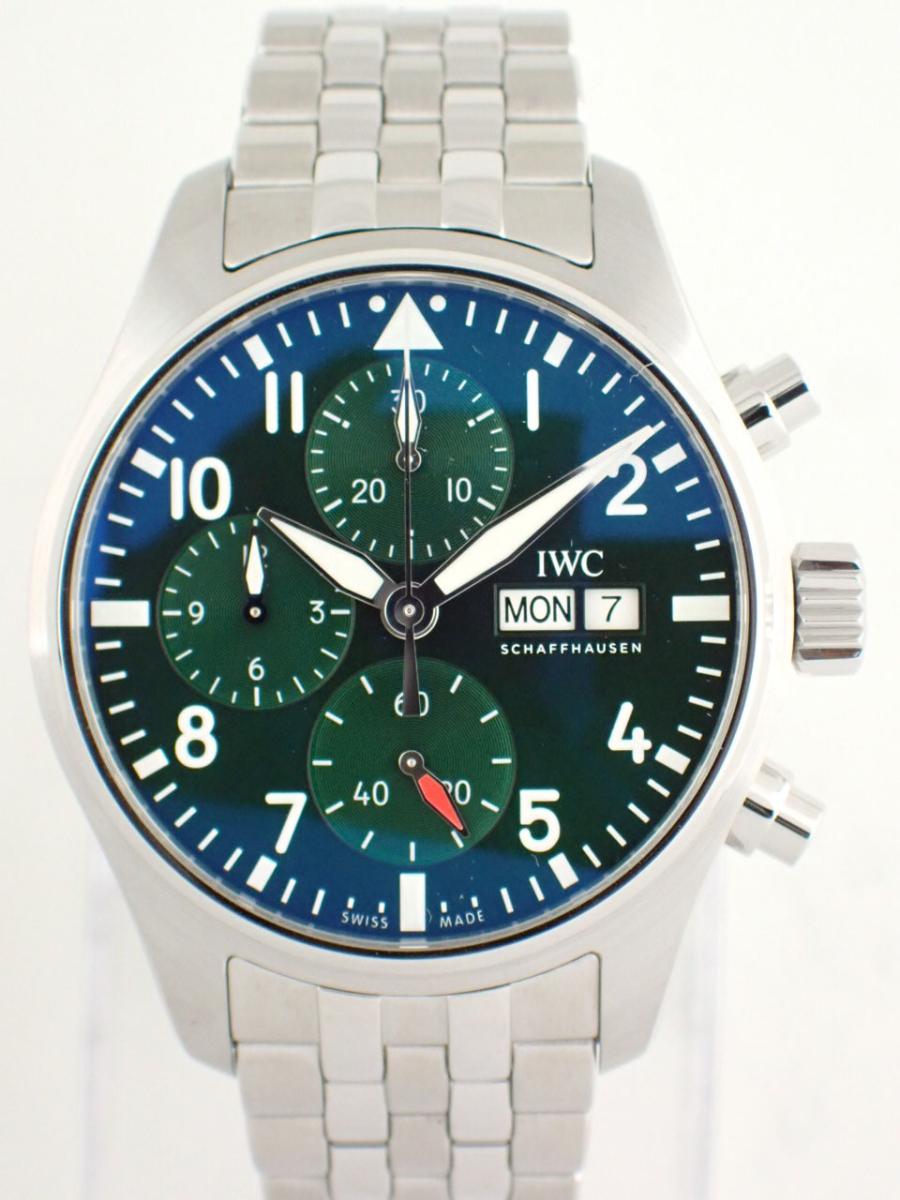 IWC パイロットウォッチ IW388104 グリーン 41mm径、メンズ(NS※新品)