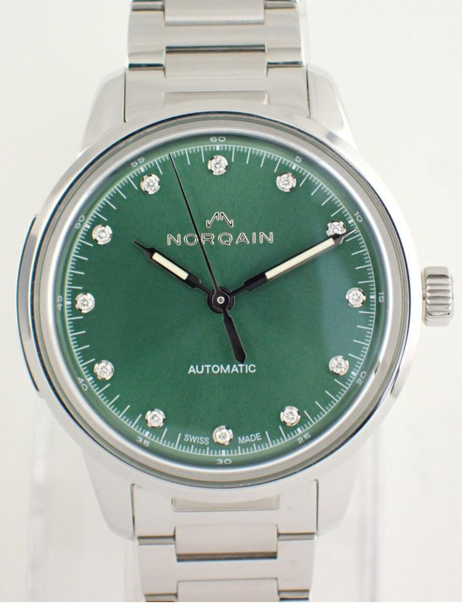 ノルケイン フリーダム N2001.08S01.E01.S01 グリーン 39mm径、メンズ(NS※新品)