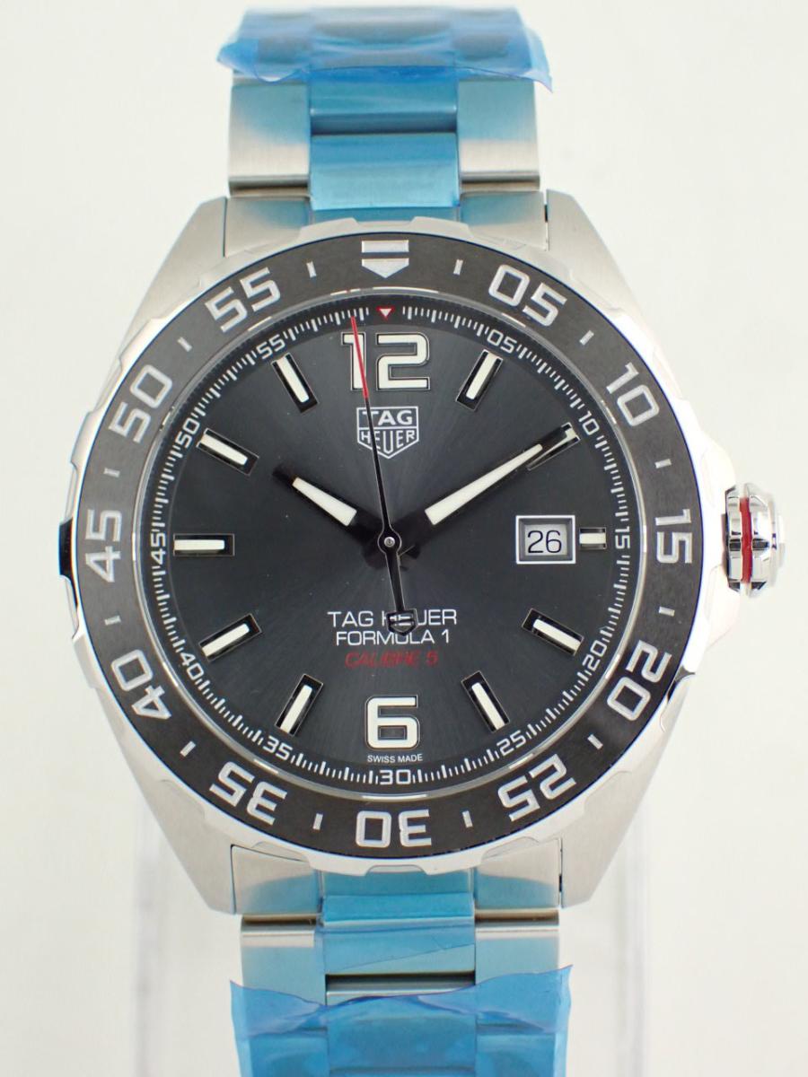 タグホイヤー フォーミュラ1 WAZ2011.BA0842 グレー キャリバー5　デイト メンズ　43mm　キャリバー5　(NS※新品)