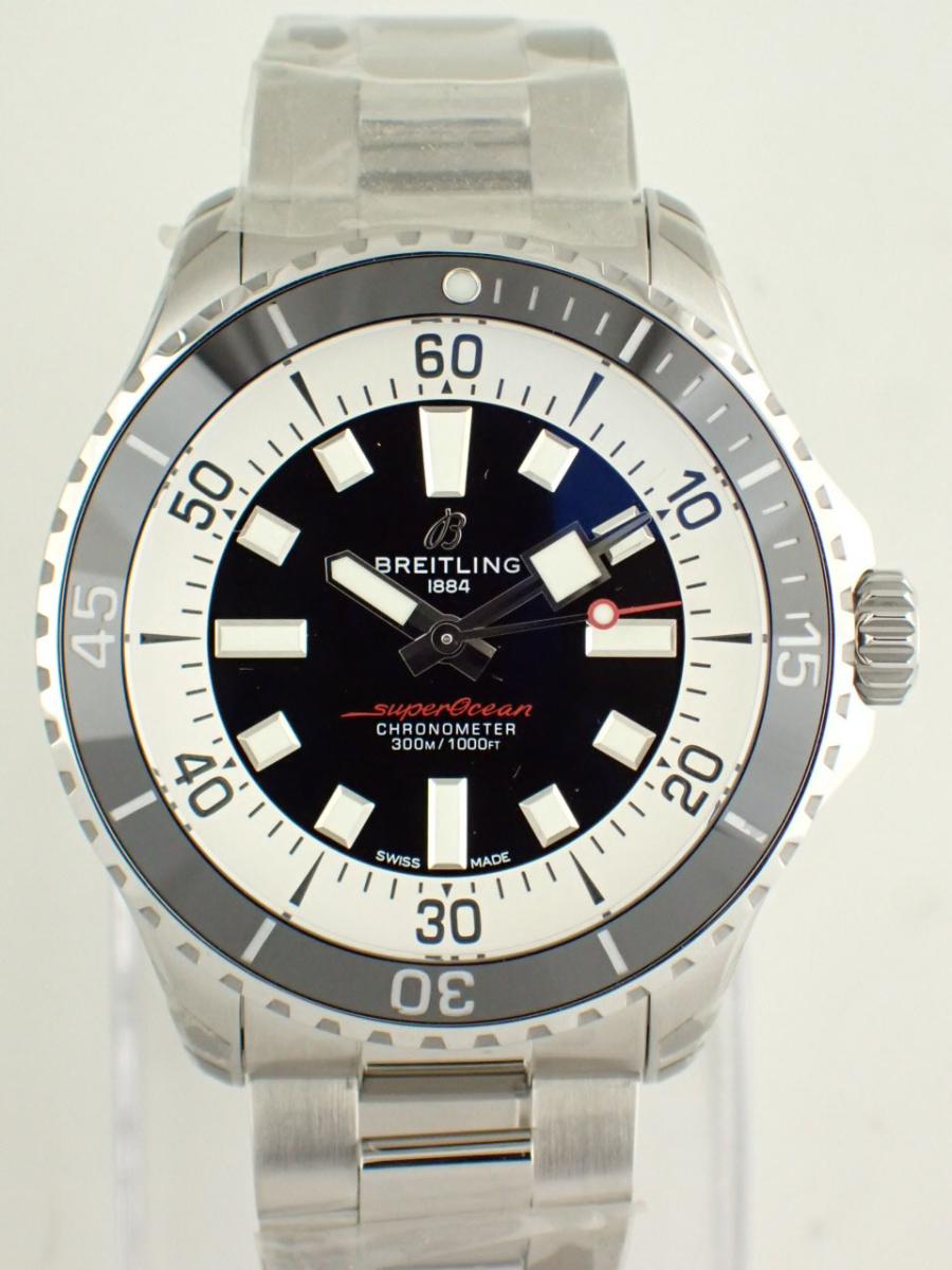 ブライトリング スーパーオーシャン A17376211B1A1 ブラック、ホワイト 44mm径、メンズ(NS※新品)