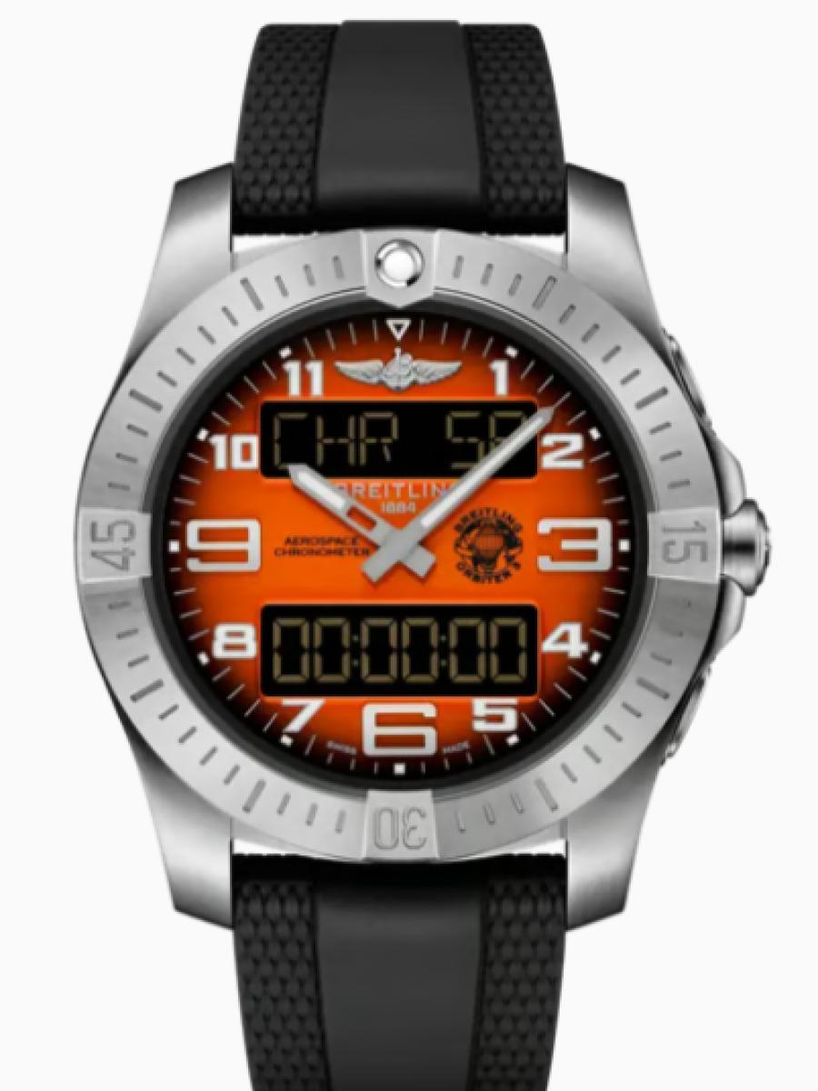 ブライトリング プロフェッショナル EB70101A1O1S1 オレンジ エアロスペース B70 オービター　 メンズ　43mm　キャリバー  ブライトリングB70 　ラバーベルト(新品未使用)