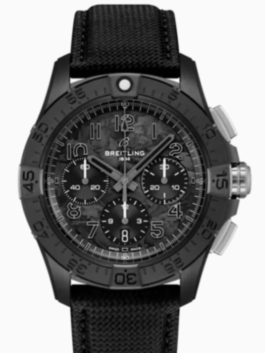 ブライトリング アベンジャー SB0146101B2X1 カーボン アベンジャー B01 クロノグラフ 42 ナイト ミッション メンズ　42mm　キャリバー  ブライトリング01　パワーリザーブ  約70時間(新品未使用)