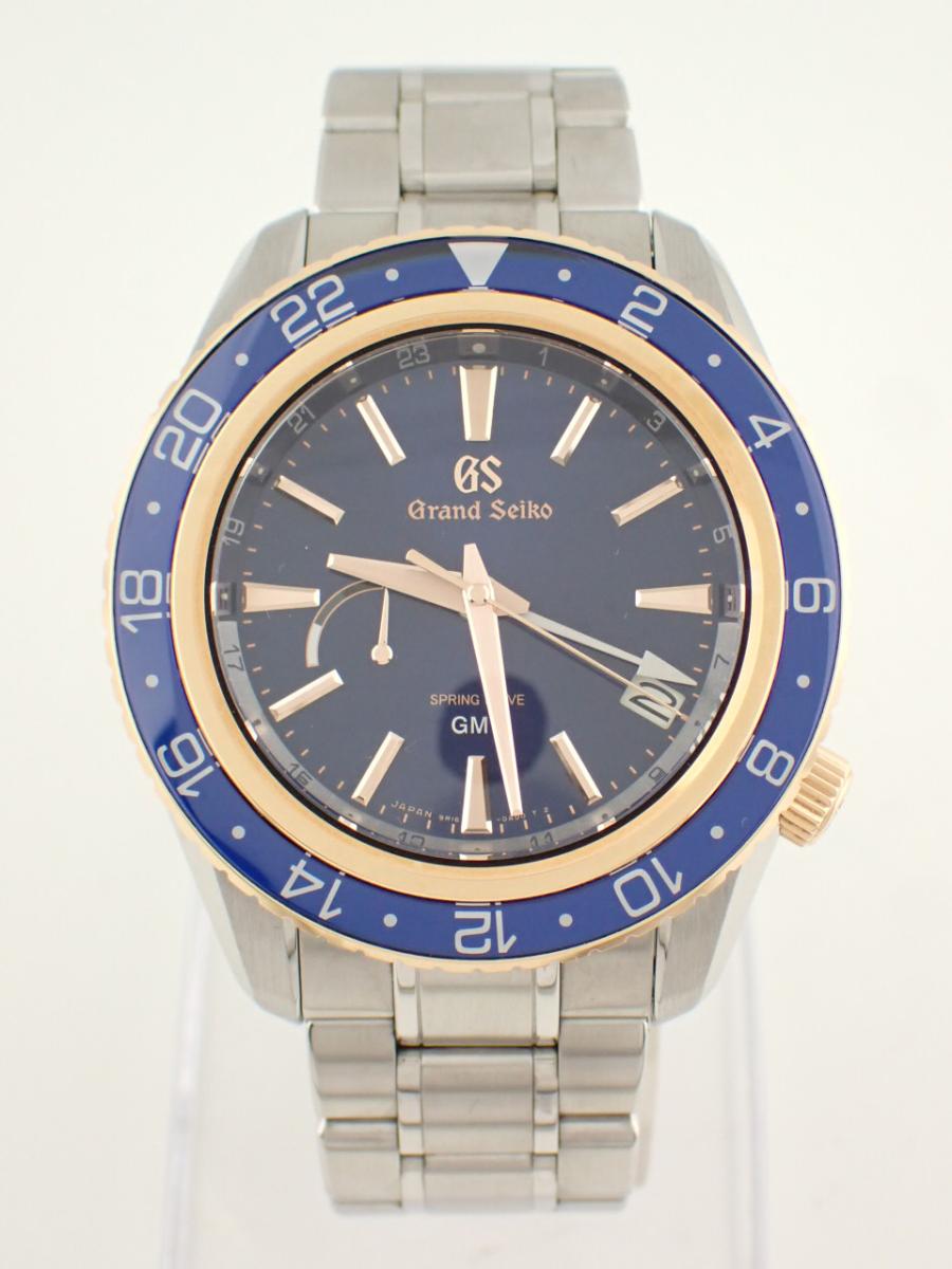 グランドセイコー スプリングドライブ SBGE286 ブルー 44mm、GMT、2022年特選会限定モデル(AAA※新品仕上げ済み、小傷有り)