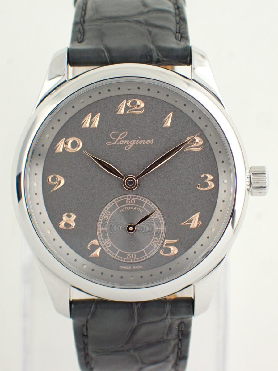 ロンジン マスターコレクション L2.843.4.63.2 グレー 38mm径、メンズ(AA※中古美品)