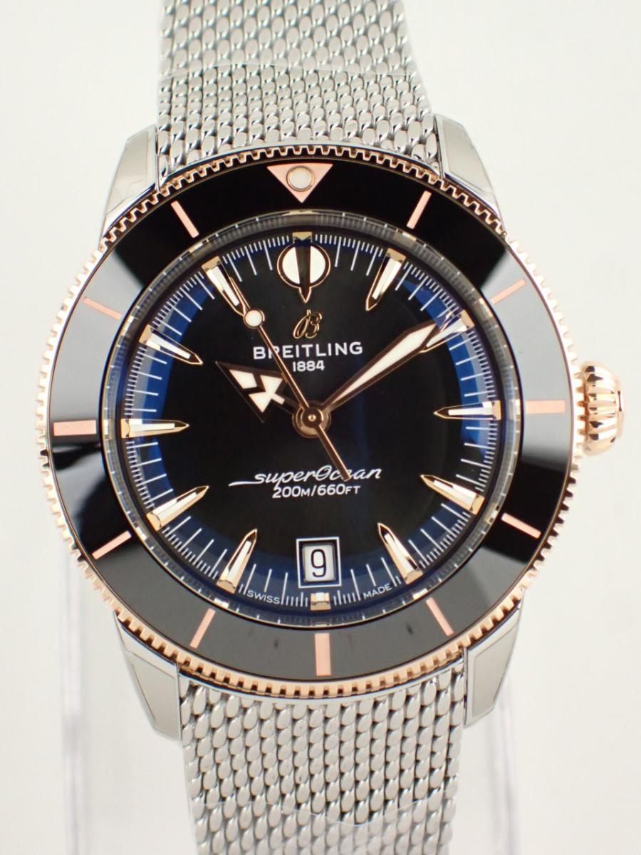 ブライトリング スーパーオーシャン UB3111241B1A1 ブラック 42mm、デイト、コンビモデル(NS※新品)