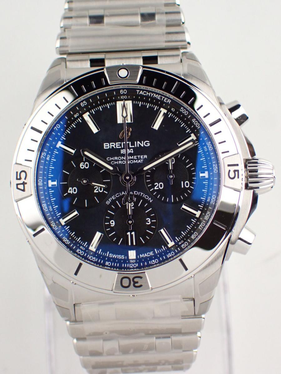 ブライトリング クロノマット AB0134101B3A1 ブラックマザーオブパール ジャパンエディション、42mm、クロノグラフ(NS※新品)