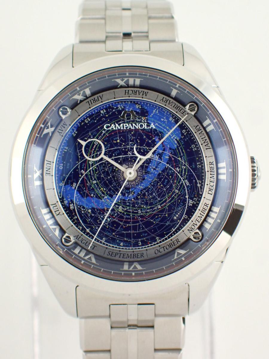 カンパノラ コスモサイン AO4010-51L ブルー 45mm、星座盤、ブレスタイプ(NS※新品)