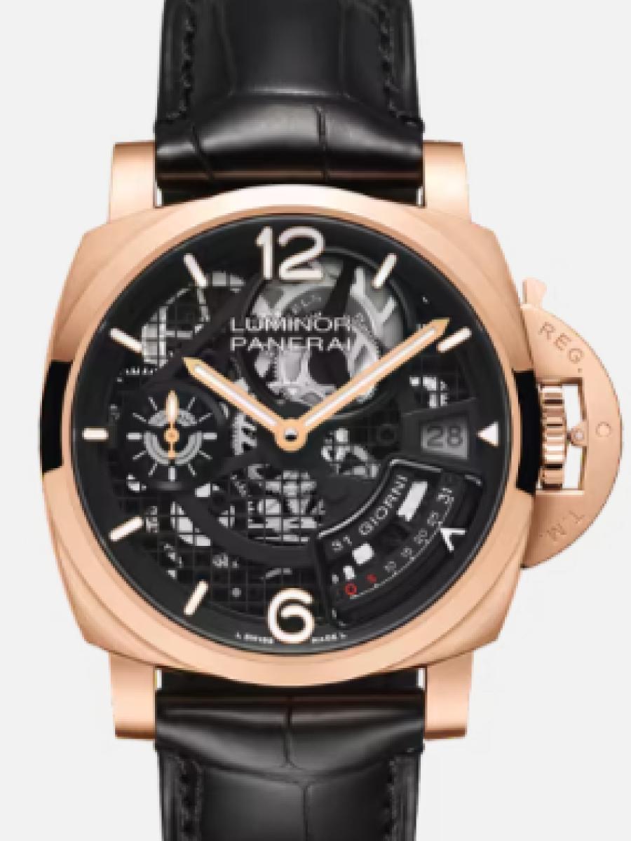 パネライ ルミノール PAM01631 スケルトン ルミノール 31 ジョルニ リミテッドエディション限定モデル　世界限定200本 メンズ　44mm　キャリバーP.2031/S　パワーリザーブ31日間(新品未使用)