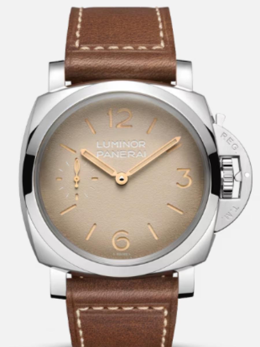 パネライ ルミノール PAM01735 アイボリー マニュアルワイド　アイボリーマットダイヤル　スモールセコンド　 メンズ　47mm　キャリバーP.3000　パワーリザーブ3日間(新品未使用)